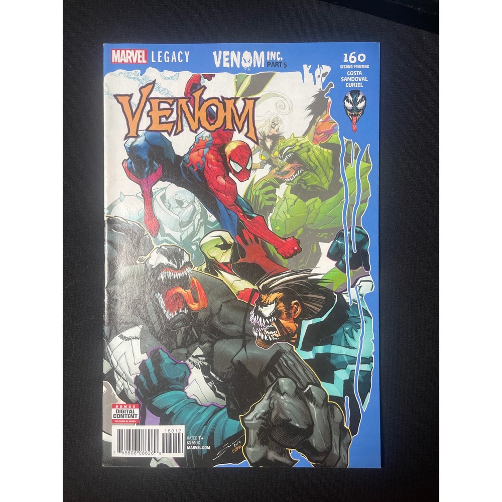 Marvel Legacy Venom Inc Part 5 160 Comic Book Second Printing
